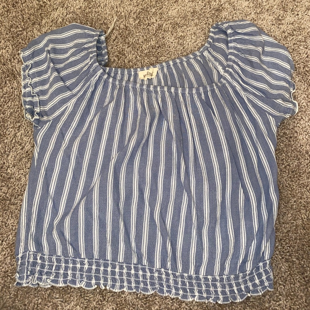 Striped Hollister top